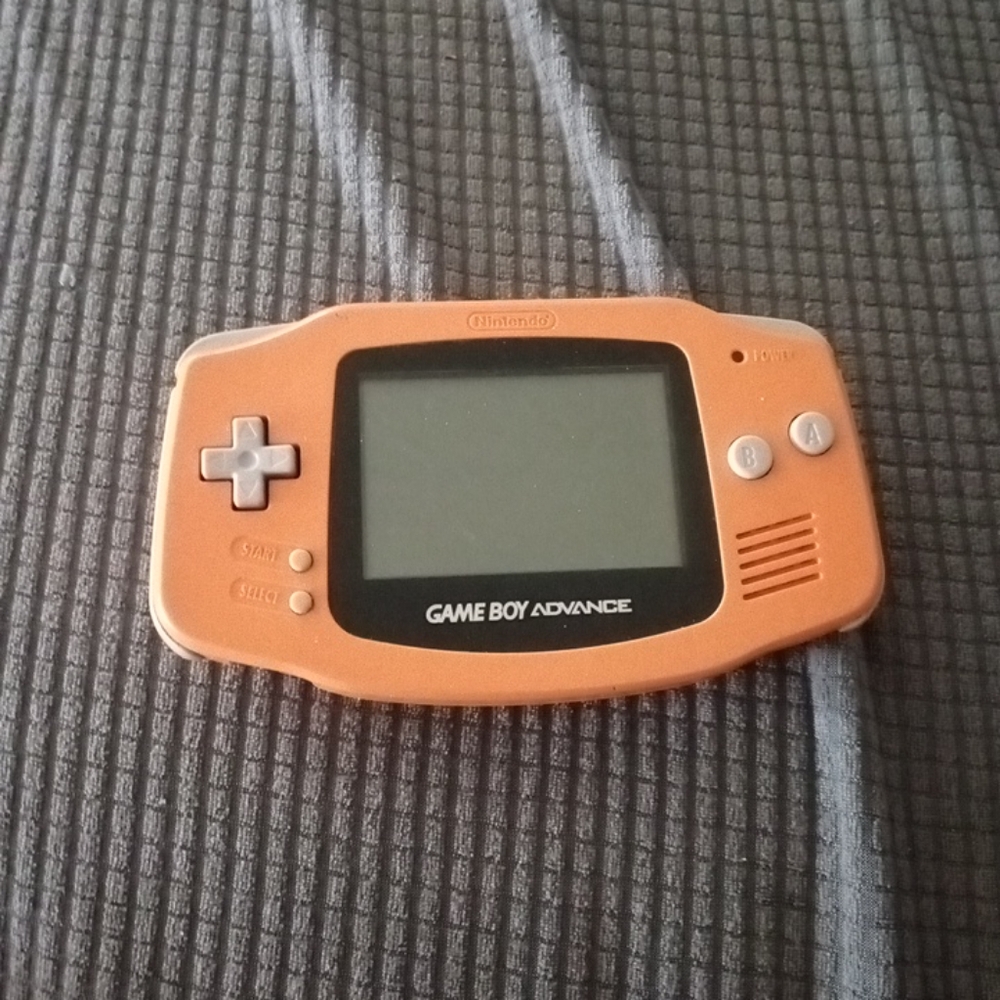Gameboy advance orange console